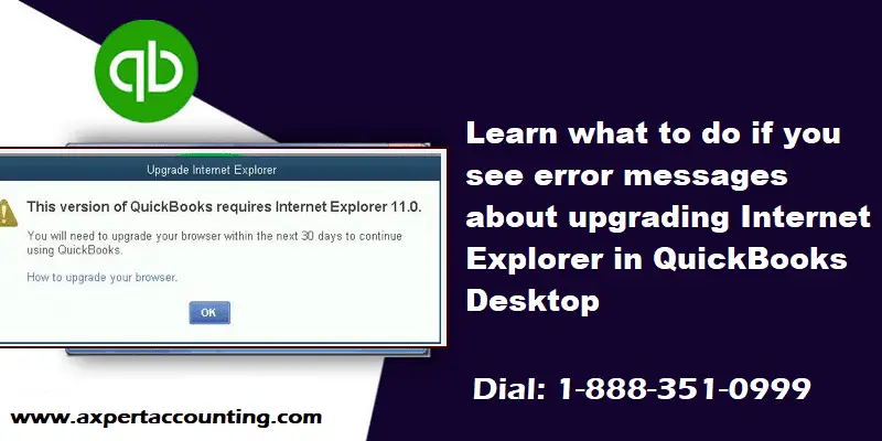 How To Upgrade Internet Explorer To Open Quickbooks Theomnibuzz