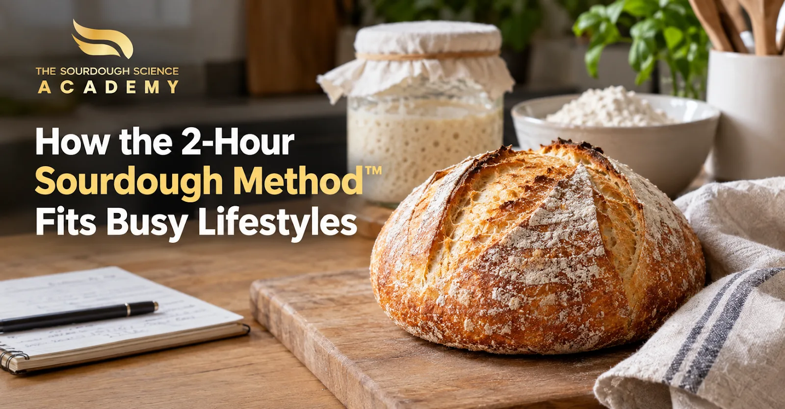 How the 2-Hour Sourdough Method™ Fits Busy Lifestyles