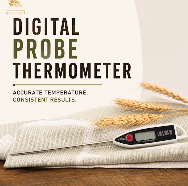 Digital Probe Thermometer for Sourdough Baking | Accurate Dough Temperature Tool