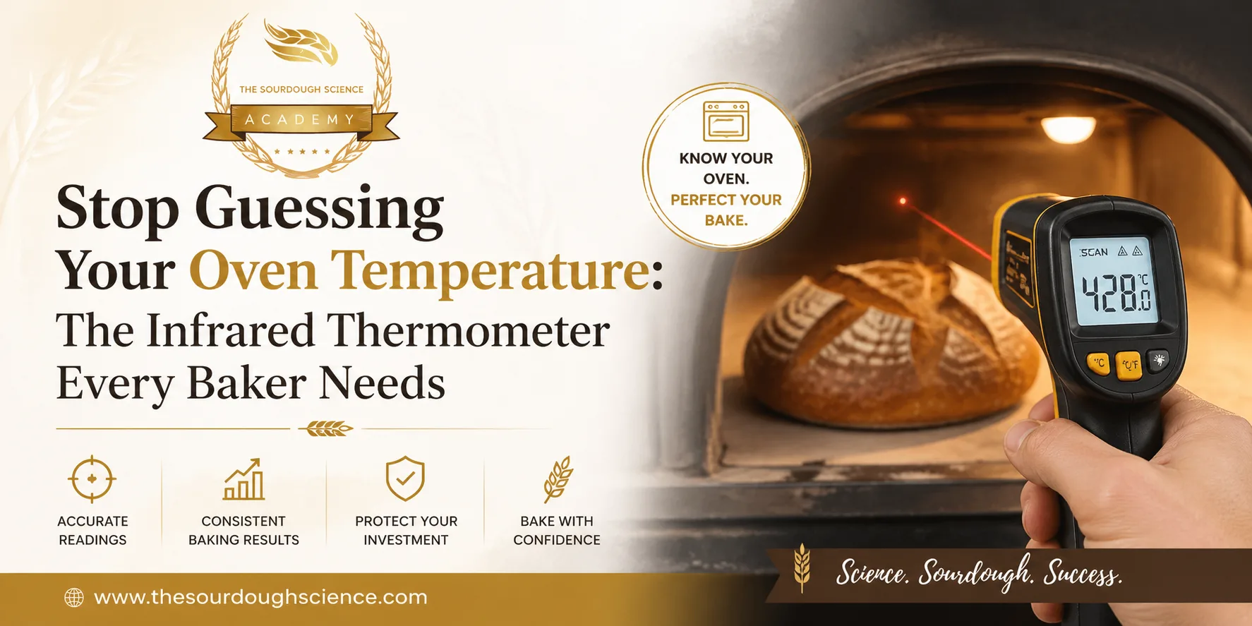Stop Guessing Your Oven Temperature: The Infrared Thermometer Every Baker Needs