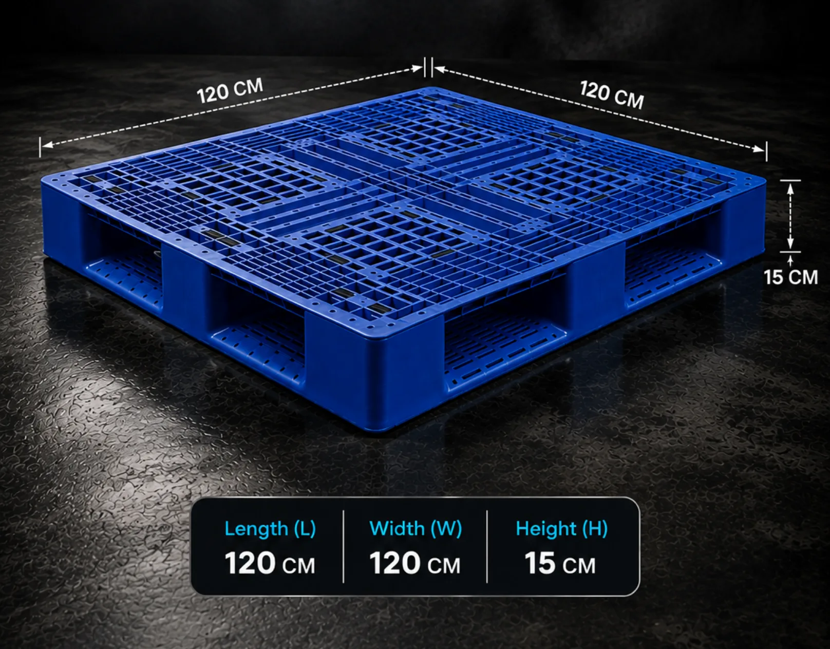 HDPE Double Deck Heavy Duty Plastic Pallets are engineered to provide dependable performance for demanding industrial material handling and storage applications.