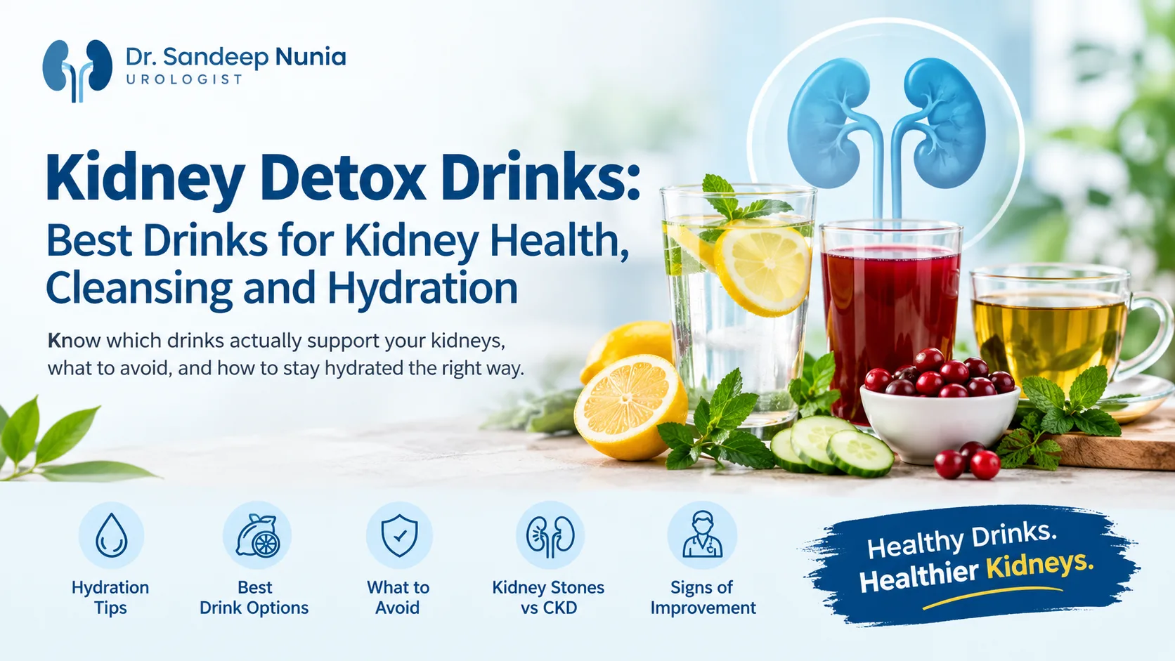 7 Homemade Kidney Detox Drink Recipes for Better Hydration and Kidney Health