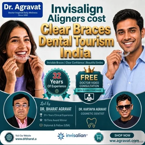 Dr Bharat Agravat Announces Transparent Clear Aligners Cost and Dental Tourism in India