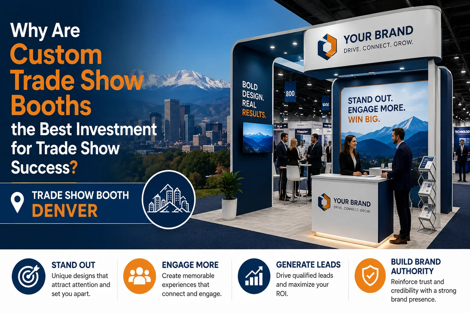 Why Are Custom Trade Show Booths the Best Investment for Trade Show Success?