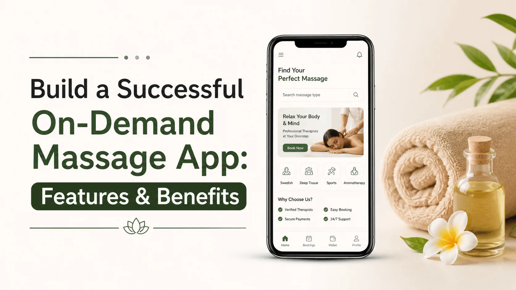 Build a Successful On-Demand Massage App: Features & Benefits