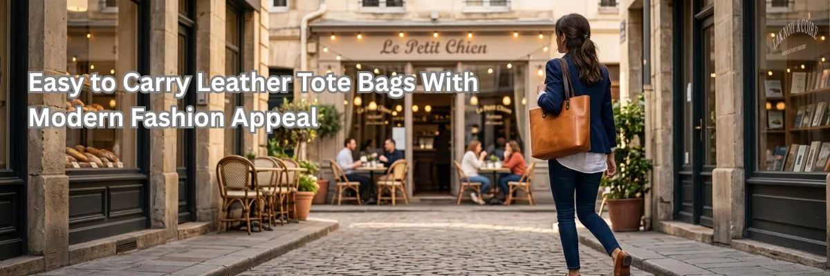 Easy to Carry Leather Tote Bags With Modern Fashion Appeal
