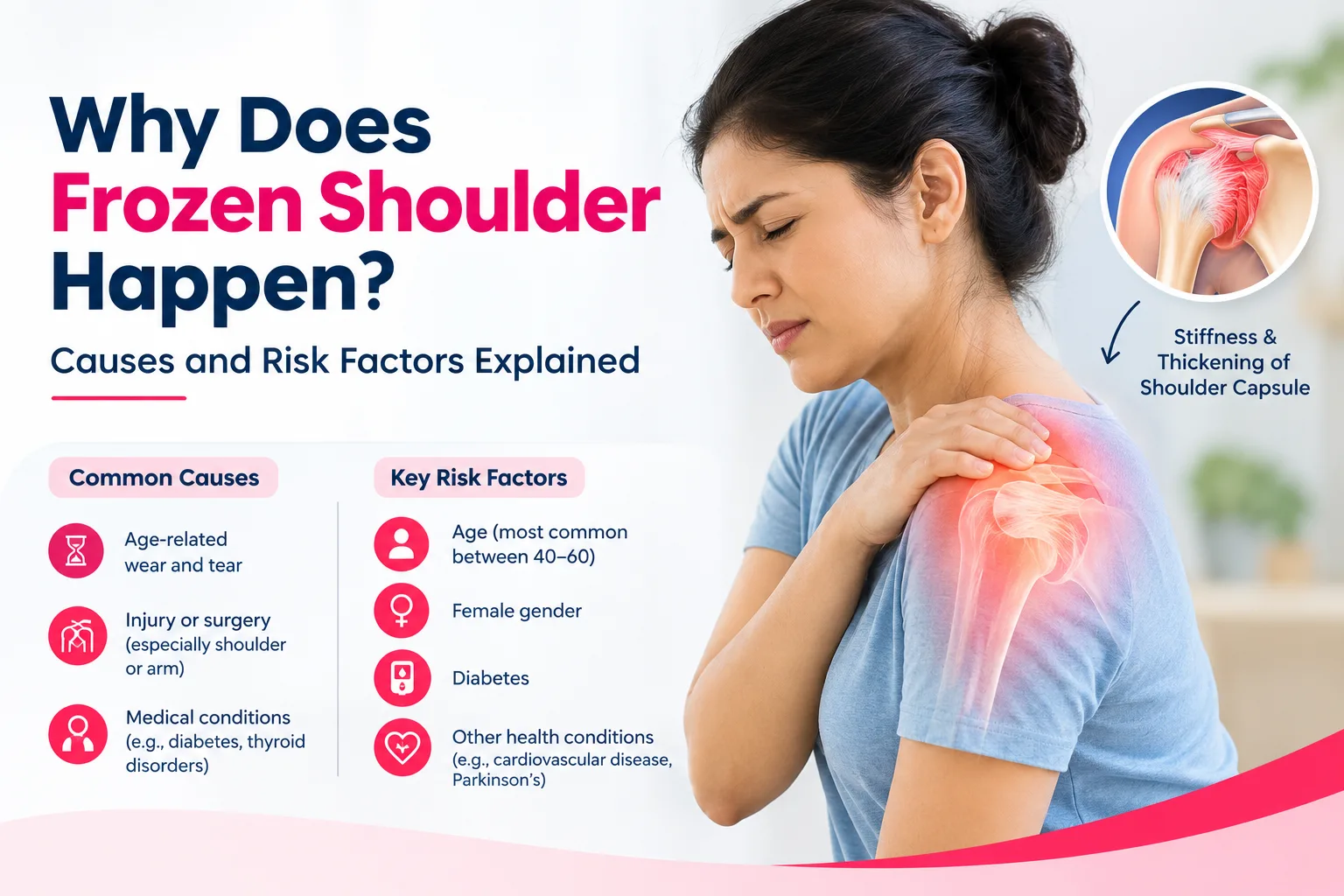 Why Does Frozen Shoulder Happen? Causes and Risk Factors Explained