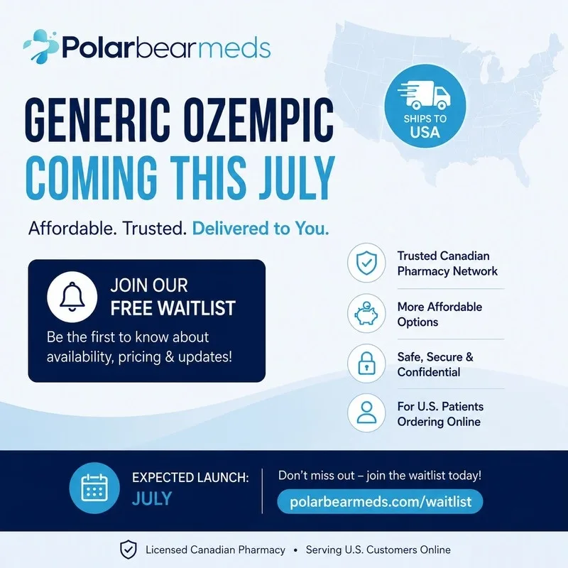 Generic Ozempic Coming Soon: Join Polar Bear Meds Waitlist for Updates