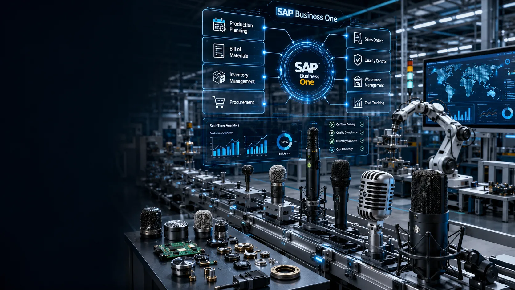 SAP Business One for Microphone Manufacturers