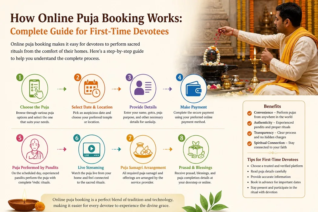 How Online Puja Booking Works: Complete Guide for First-Time Devotees