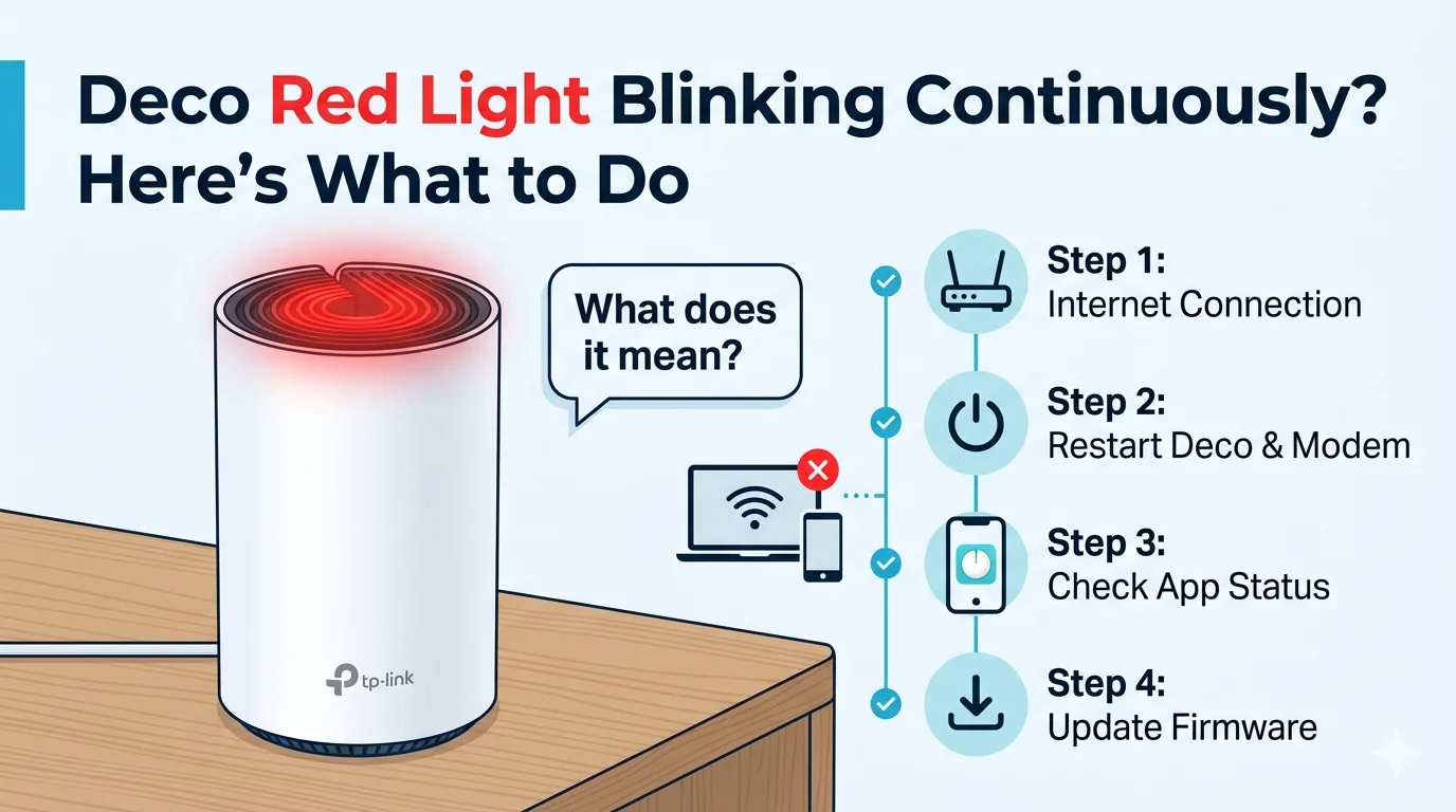 Deco Red Light Blinking Continuously? Here’s What to Do