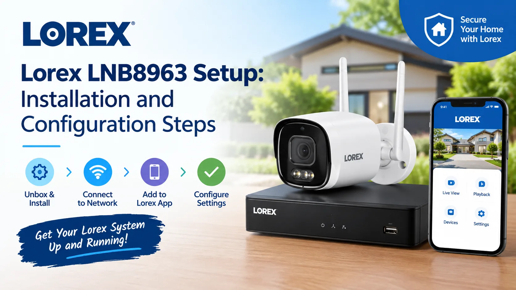 Lorex LNB8963 Setup: Installation and Configuration Steps