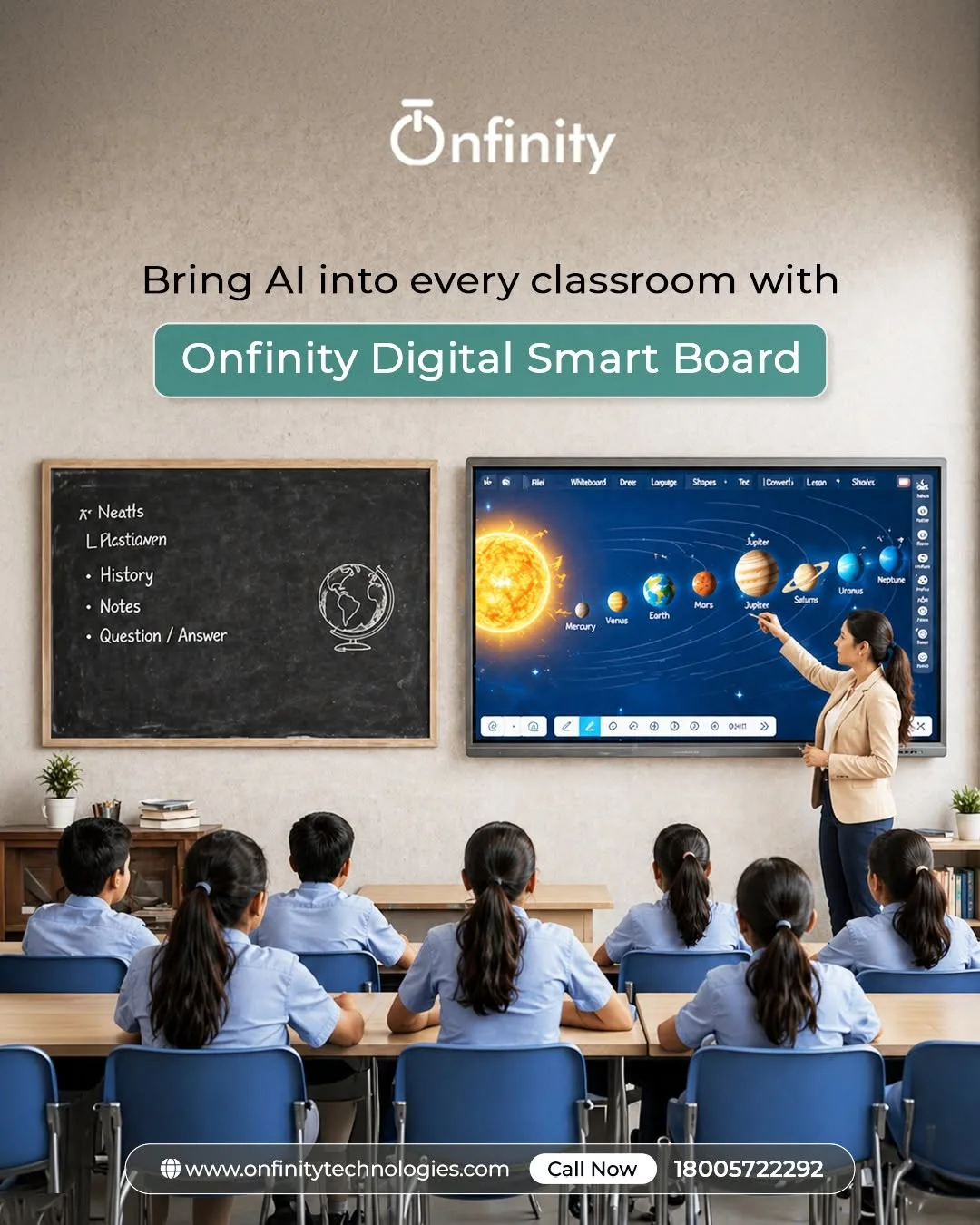 How a Smart Board for Classroom Improves Student Engagement