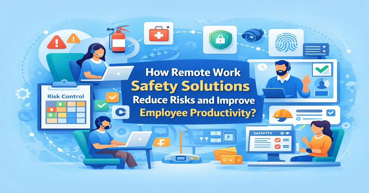 How Remote Work Safety Solutions Reduce Risks and Improve Employee Productivity?