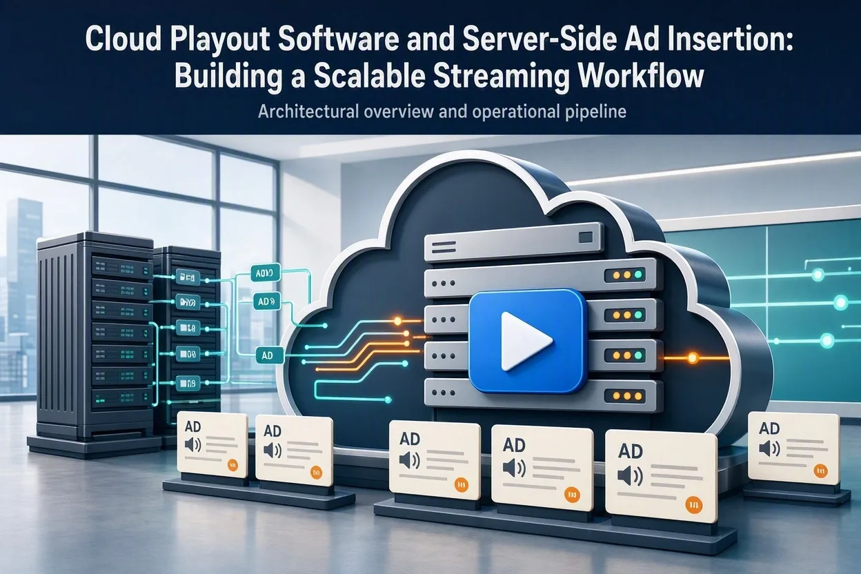 Cloud Playout Software and Server-Side Ad Insertion: Building a Scalable Streaming Workflow