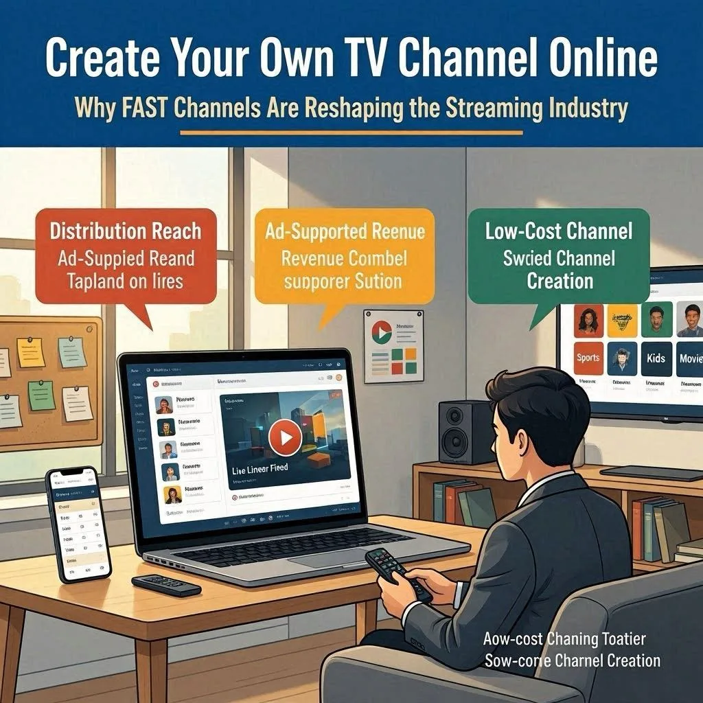 Create Your Own TV Channel Online: Why Fast Channels Are Reshaping the Streaming Industry