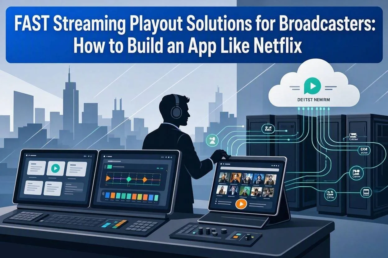 FAST Streaming Playout Solutions for Broadcasters: How to Build an App Like Netflix