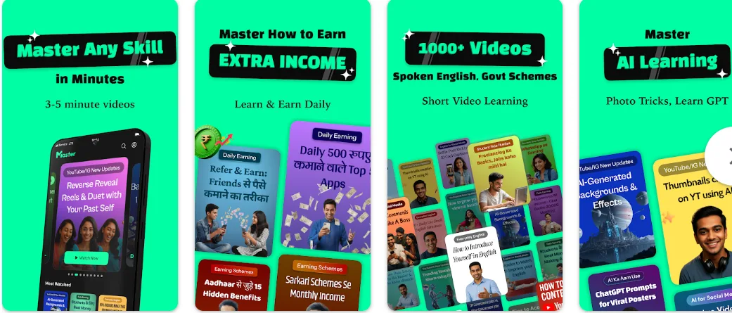 Master App Features: Learn, Watch, and Earn in One App