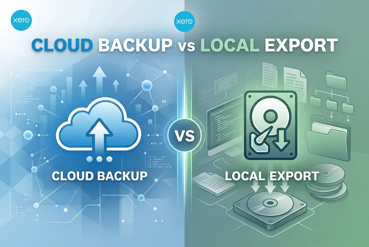 Xero Cloud Backup vs Local Export: Which Actually Protects Your Business?