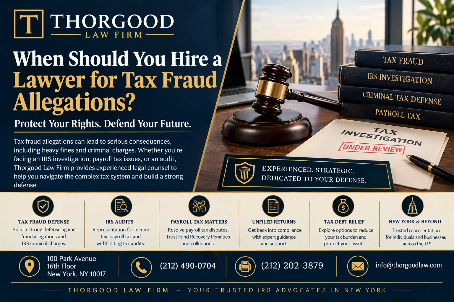 When Should You Hire the Best Payroll Tax Lawyer New York for IRS Tax Problems?