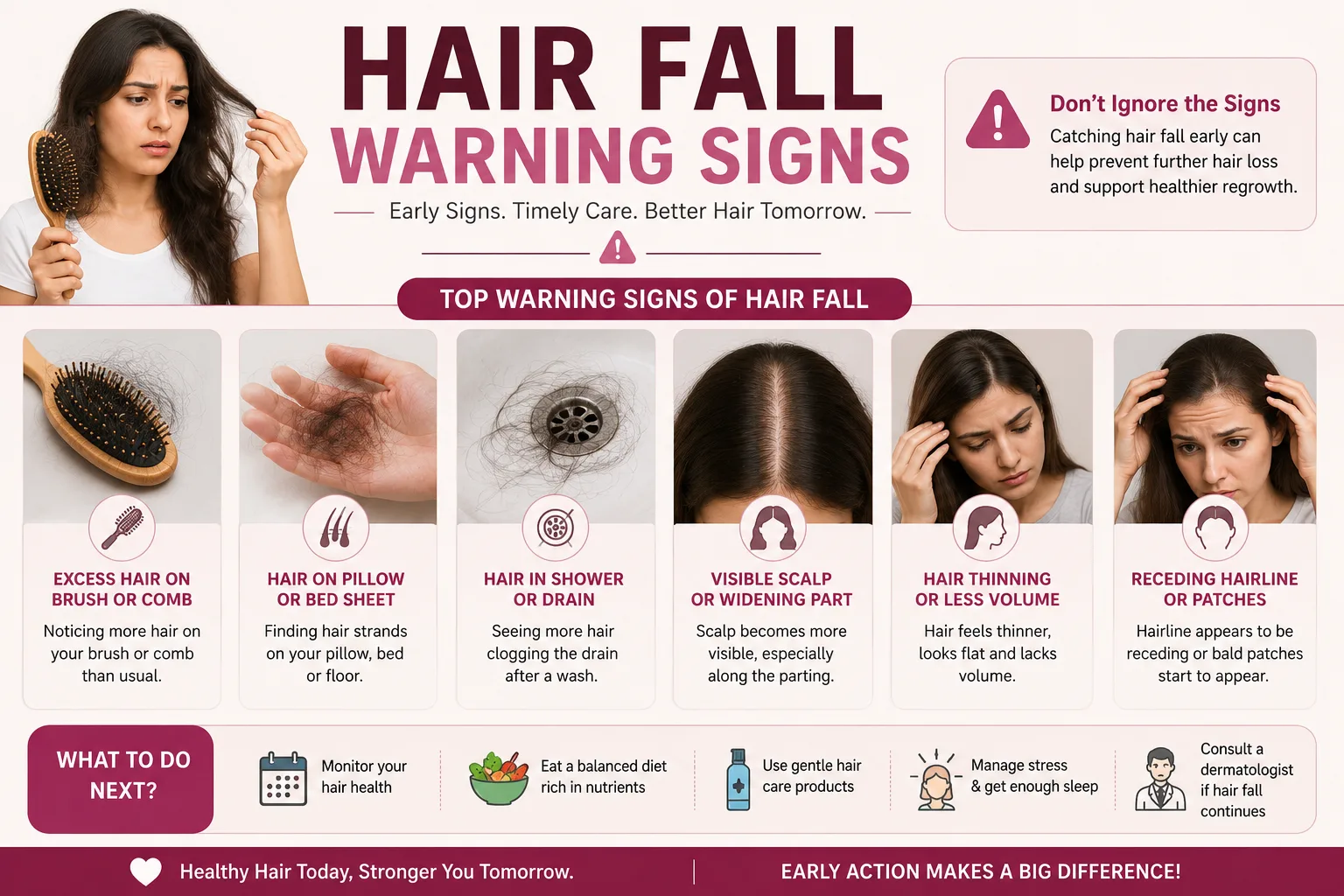 Signs Your Hair Fall Needs Medical Attention