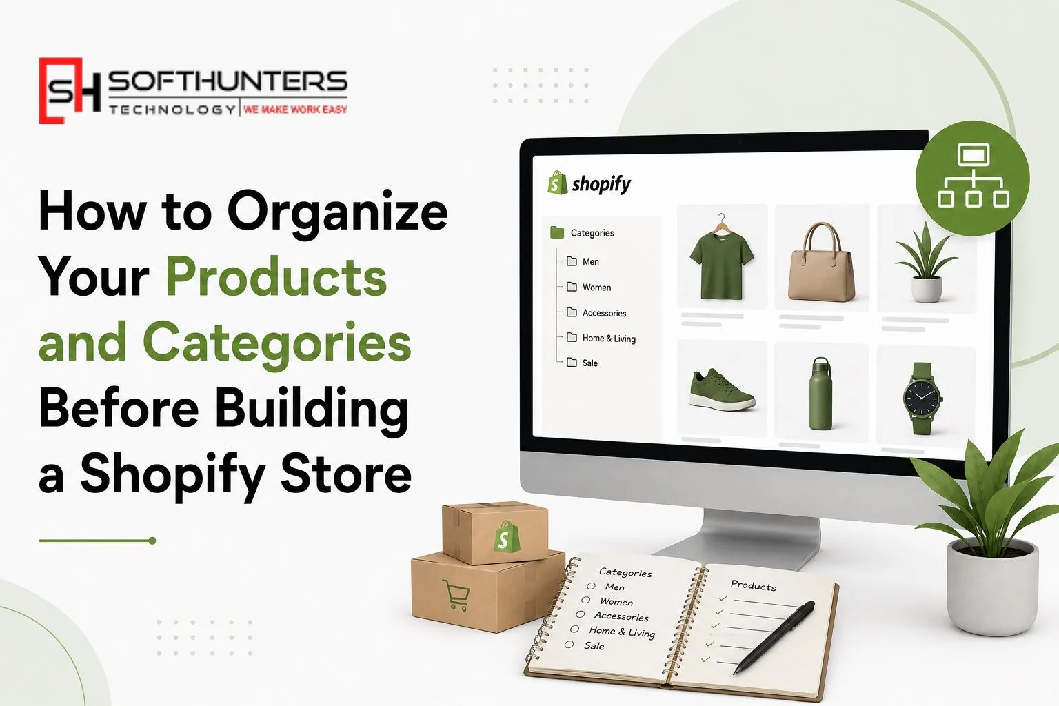 How to Organize Your Products and Categories Before Building a Shopify Store