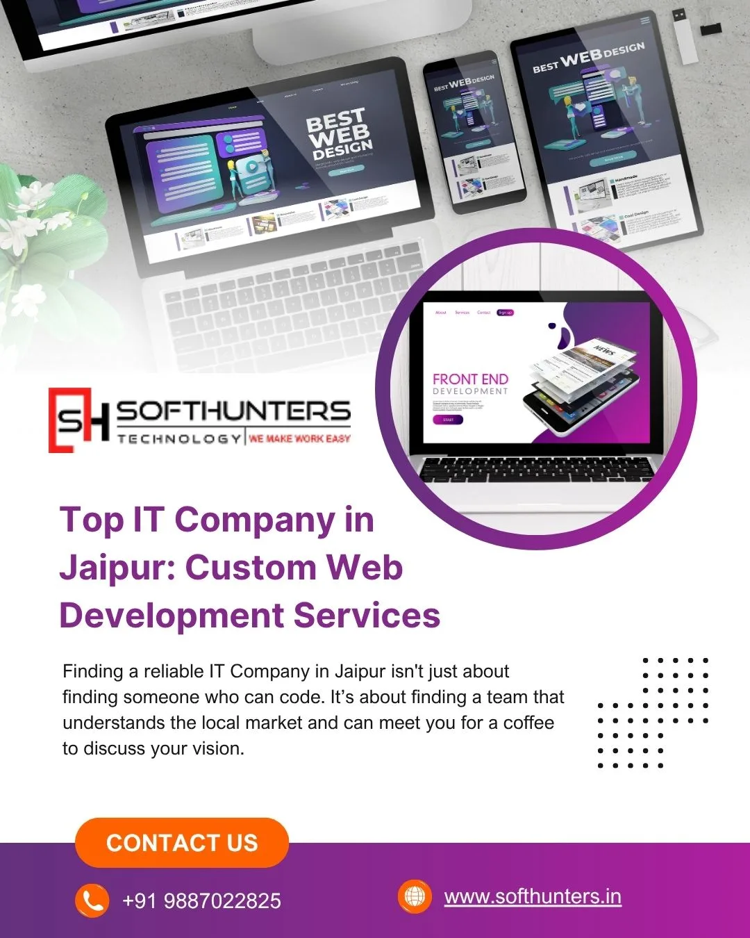 Top IT Company in Jaipur: Custom Web Development Services
