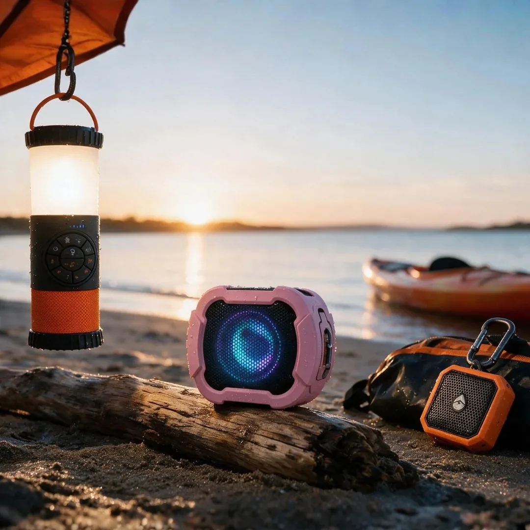 Elevate your campsite with a rugged backpack speaker