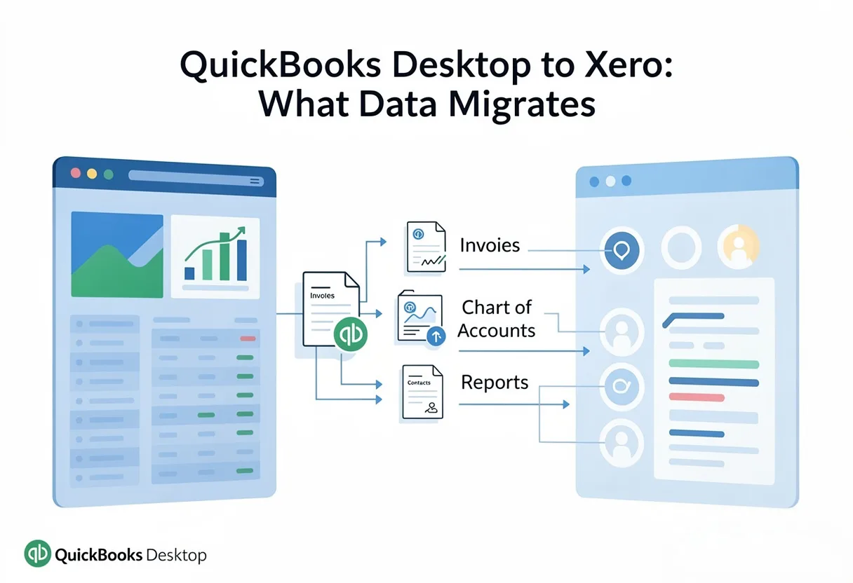 What Data Can (and Cannot) Be Migrated from QuickBooks Desktop to Xero