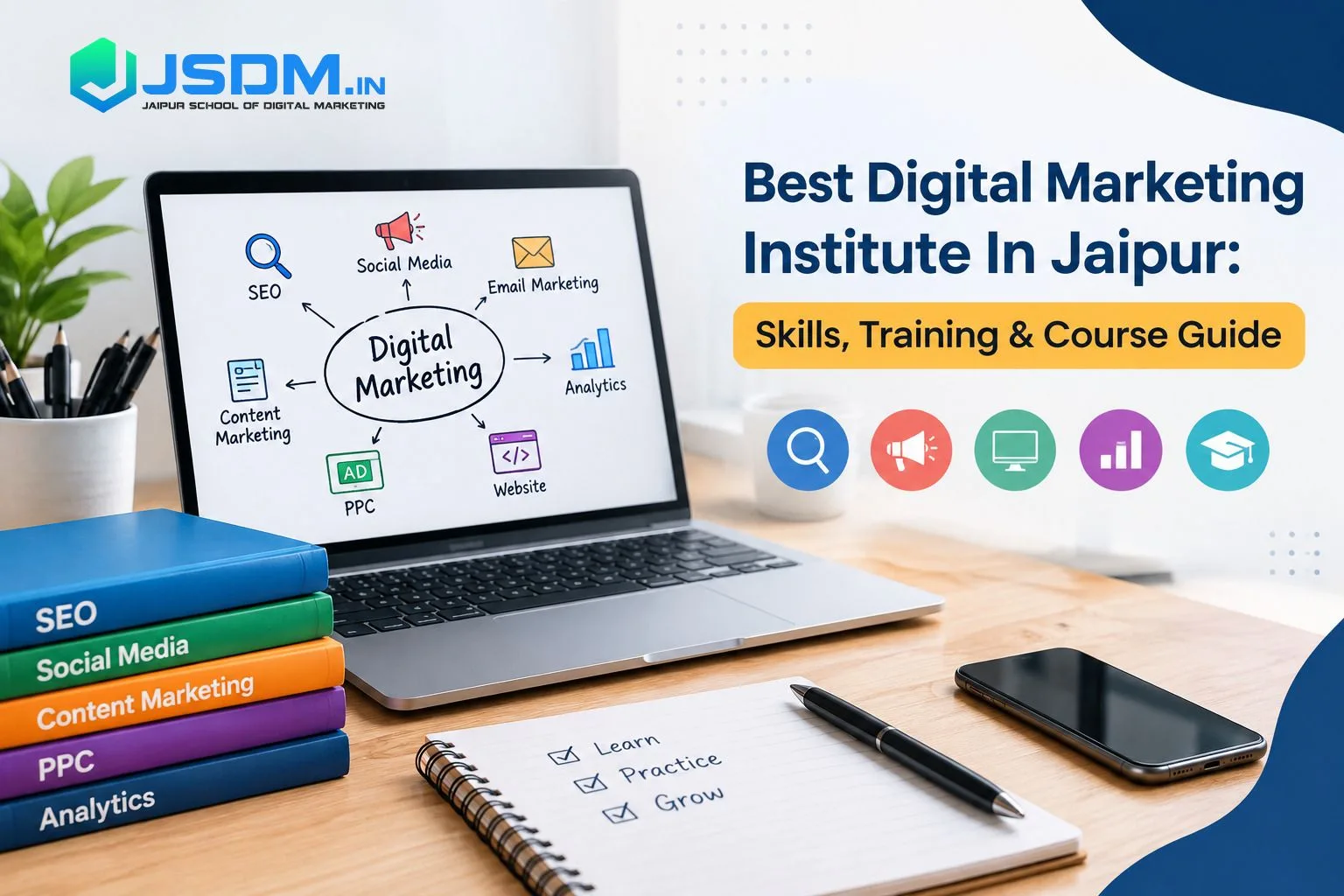 Best Digital Marketing Institute In Jaipur: Skills, Training & Course Guide