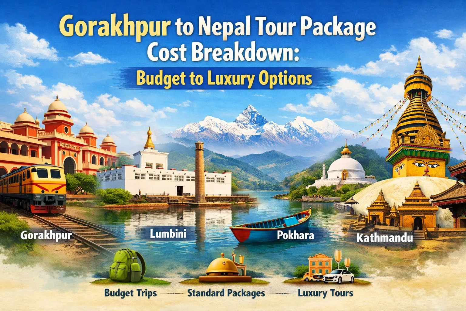 Gorakhpur to Nepal Tour Package Cost Breakdown: Budget to Luxury Options