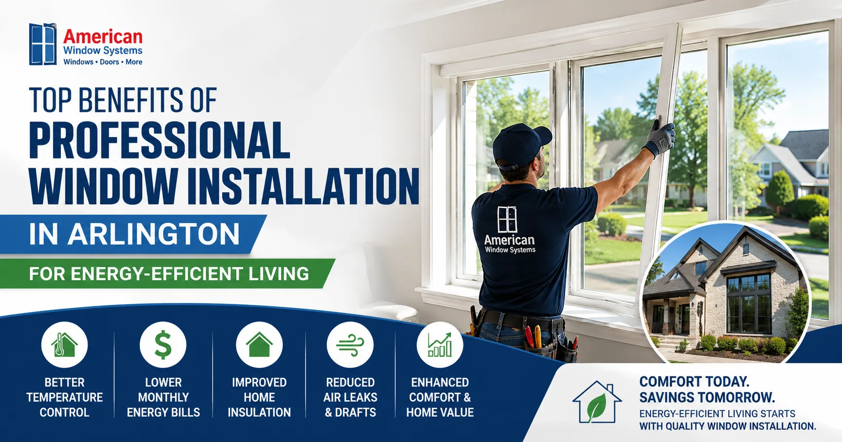 Top Benefits of Professional Window Installation in Arlington for Energy-Efficient Living