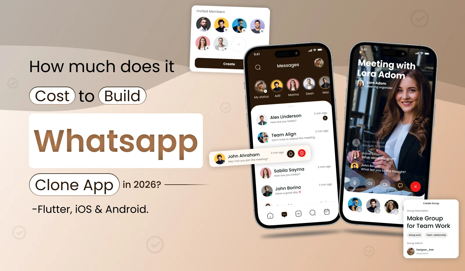 WhatsApp Clone App Cost in 2026 | Flutter, iOS & Android
