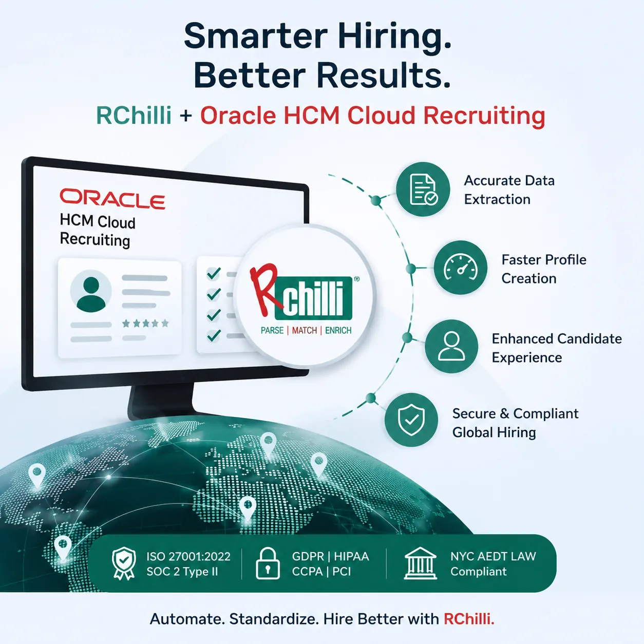 Improving Candidate Experience in Oracle HCM Cloud Recruiting with RChilli AI
