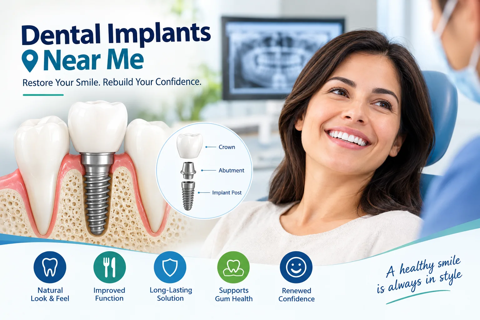 Dental Implants Near Me: Choosing the Right Tooth Replacement Option