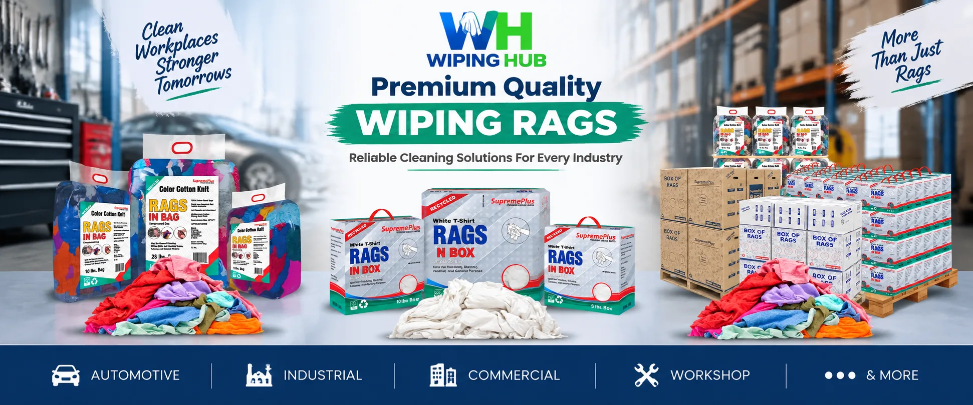 Shop Rags: A Practical Guide to Choosing the Right Wiping Rags for Your Business