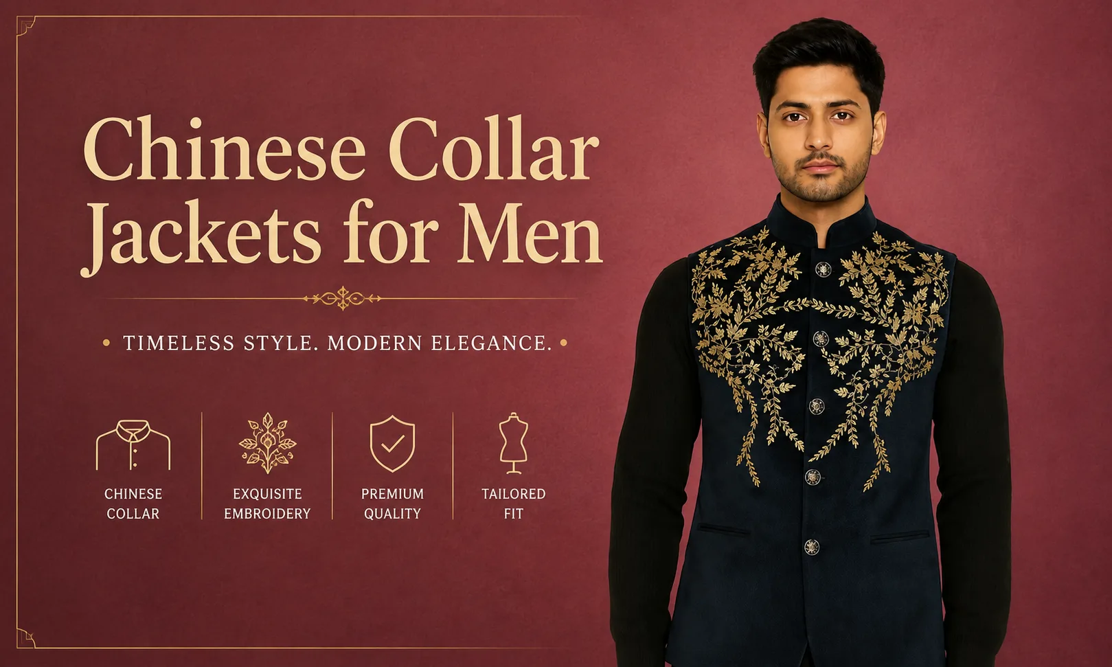 Chinese Collar Jackets for Men: Traditional Style with a Modern Twist