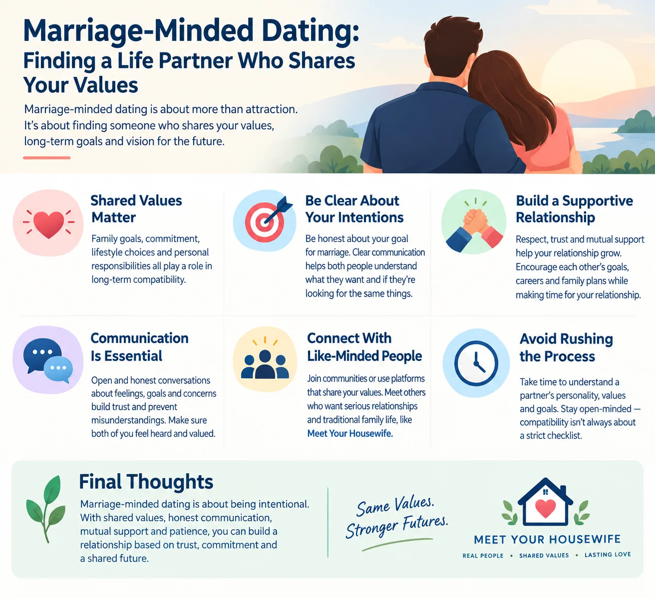 Marriage-Minded Dating: Finding a Life Partner Who Shares Your Values