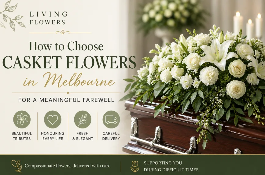 How to Choose Casket Flowers in Melbourne for a Meaningful Farewell