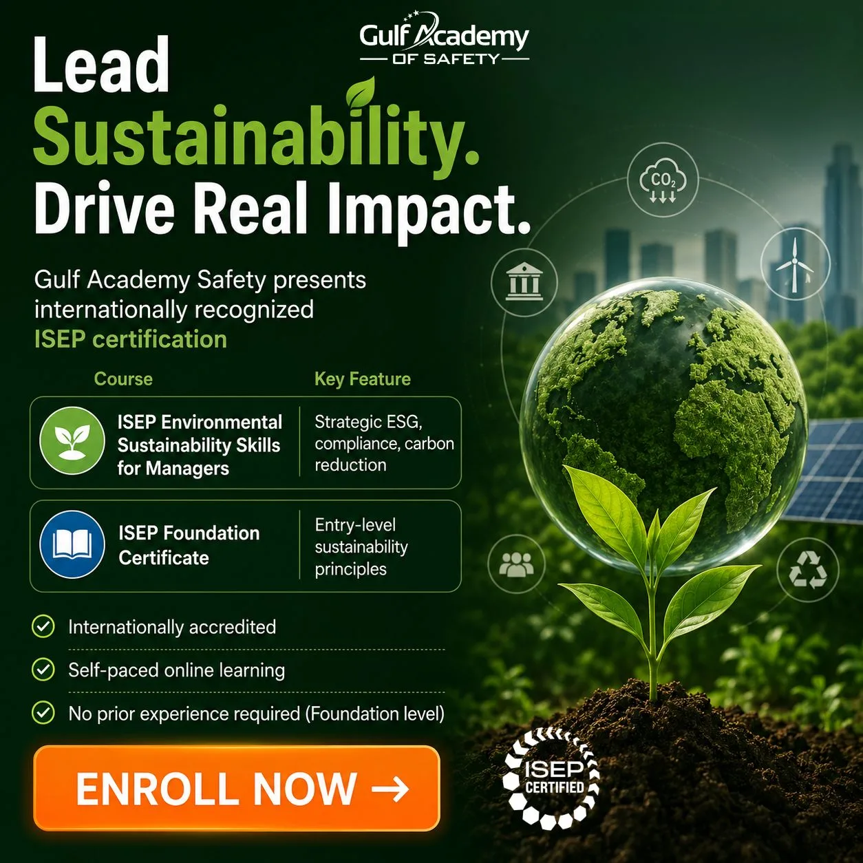 ISEP Environmental Sustainability Training: Why This Is the Programme Gulf Region Managers Need Now