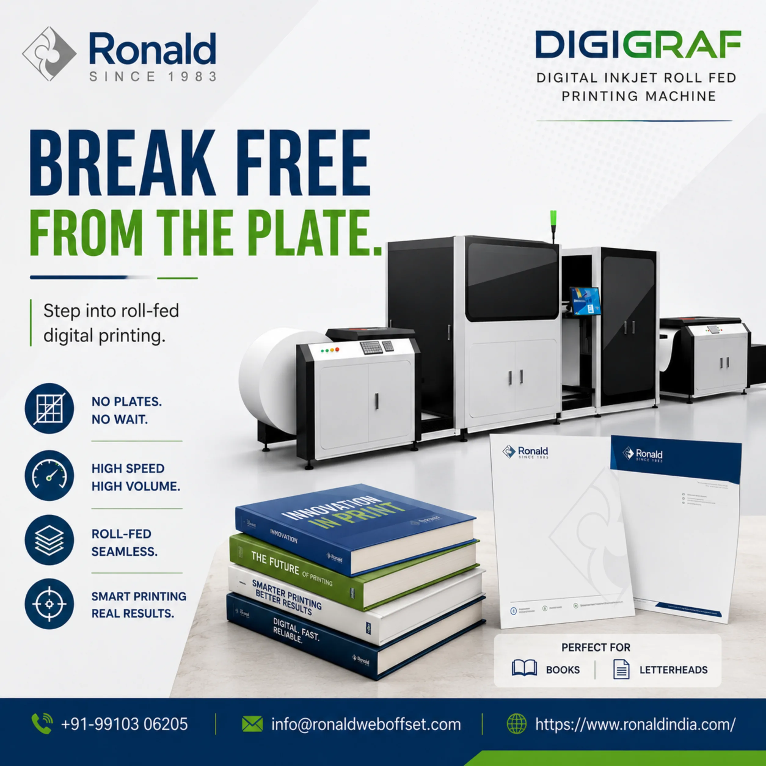 The Role of Roll Fed Digital Inkjet Printing in the Future of Book Production