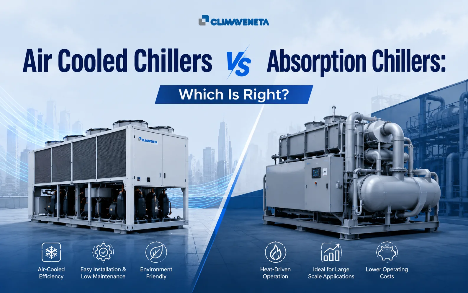 Air Cooled Chillers vs Absorption Chillers: Which Is Right?