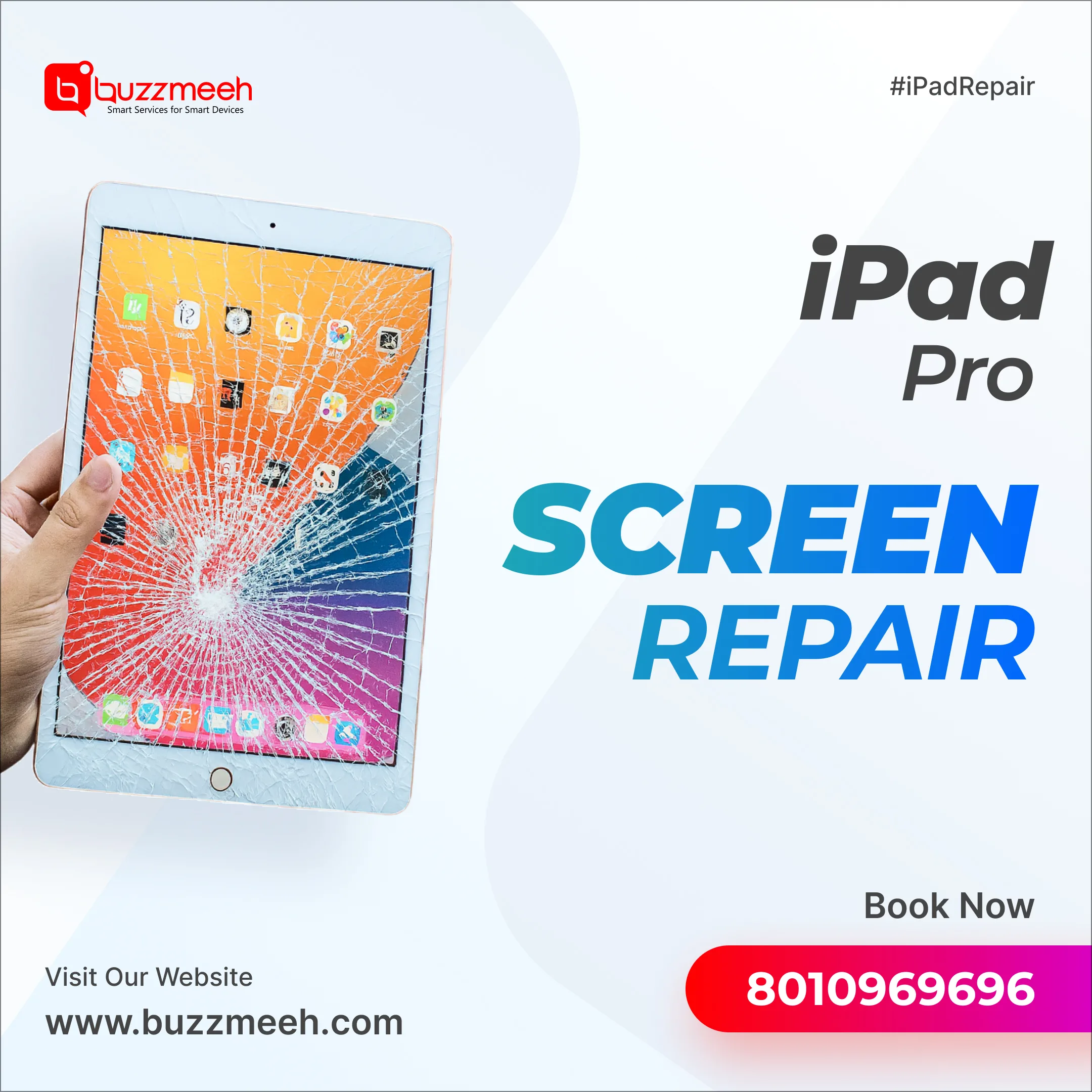 Best iPad Pro Repair Services in India by Buzzmeeh