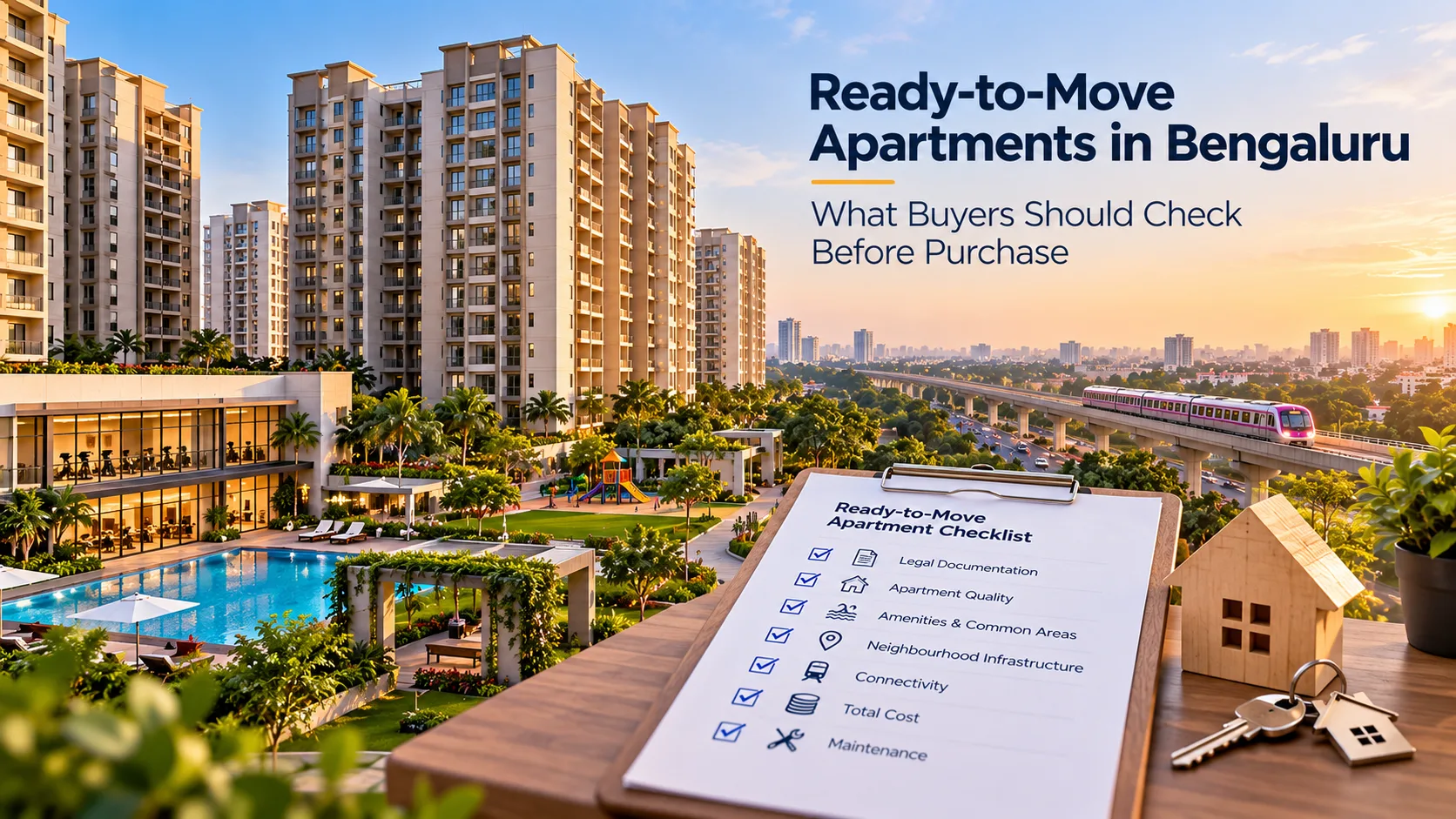 Ready-to-Move Apartments in Bengaluru: What Buyers Should Check Before Purchase