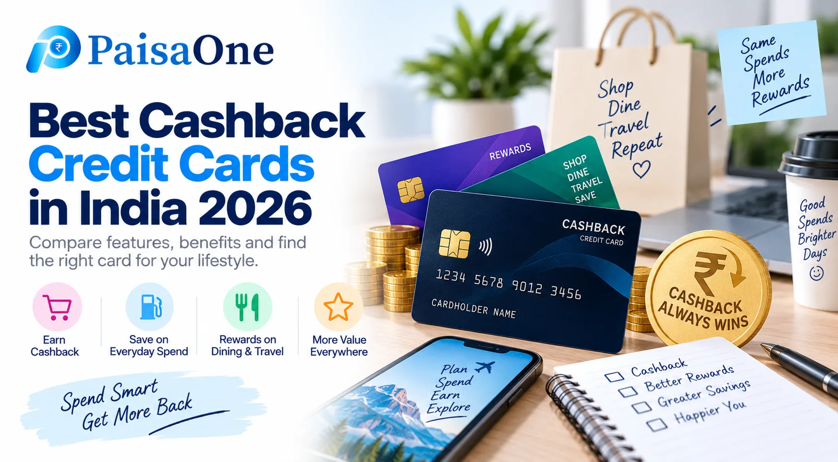 Best Cashback Credit Cards in India, Compared by How You Actually Spend