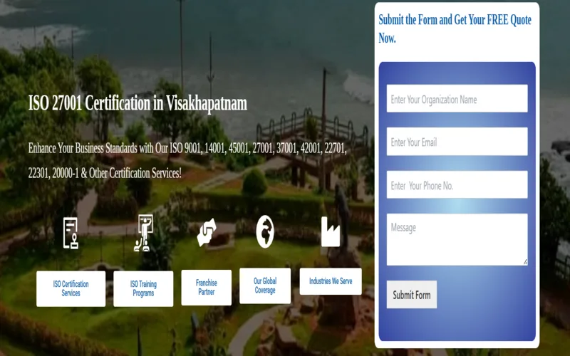 ISO 27001 Certification in Visakhapatnam