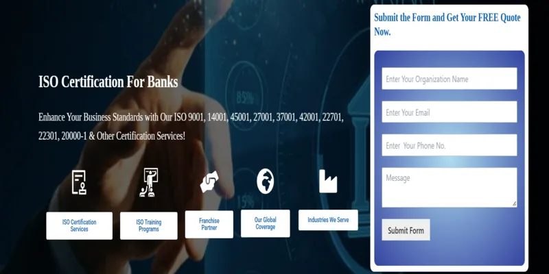 Importance of ISO Certification for Banks