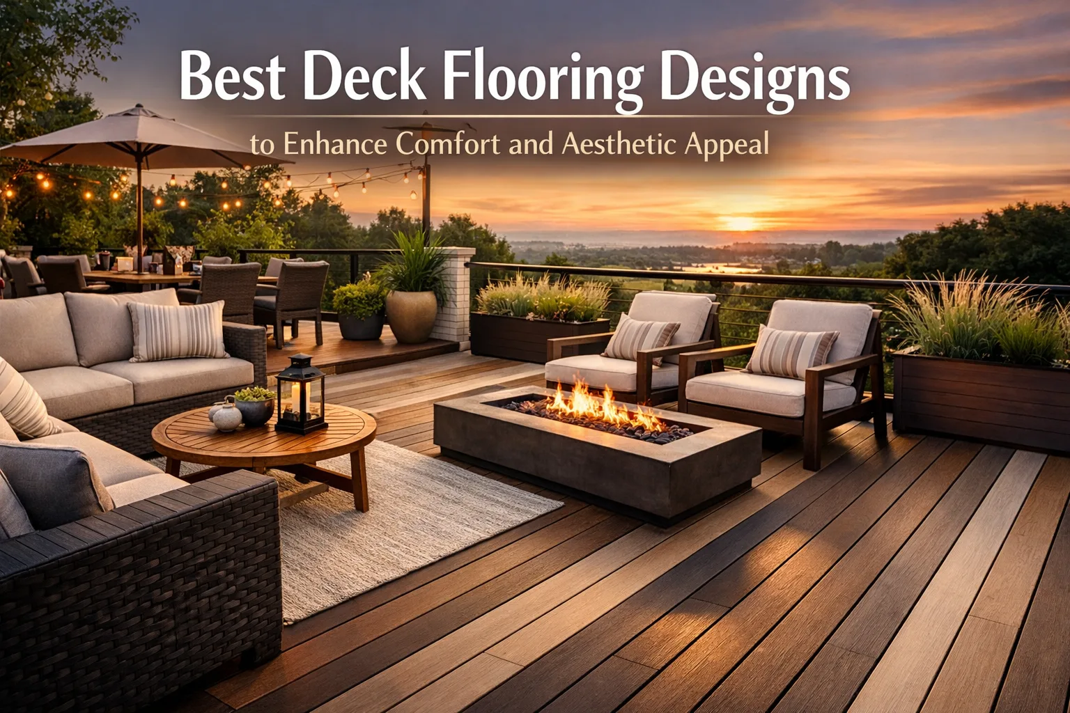 Best Deck Flooring Designs to Enhance Comfort and Aesthetic Appeal