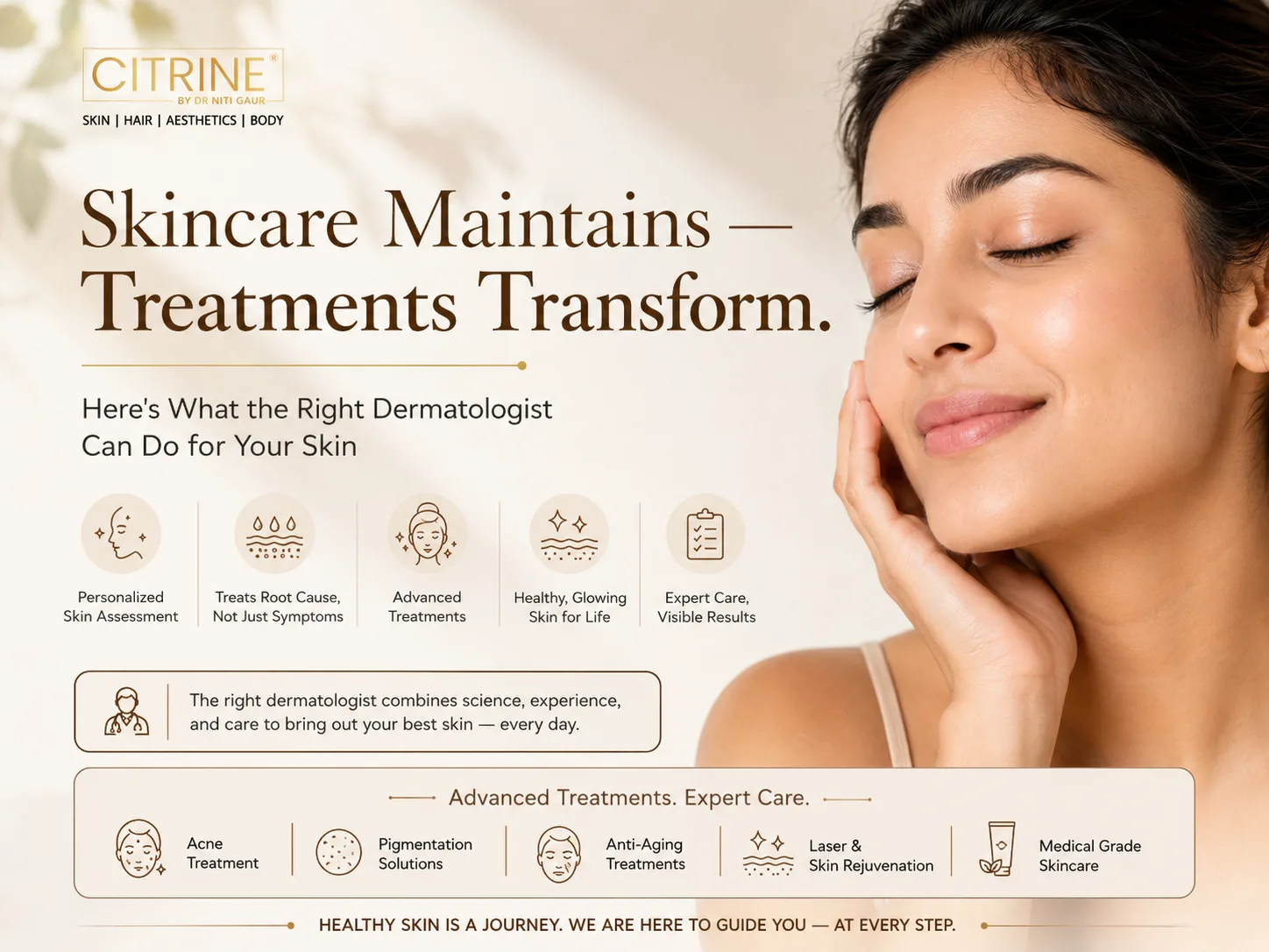 Skincare Maintains — Treatments Transform. Here's What the Right Dermatologist Can Do for Your Skin
