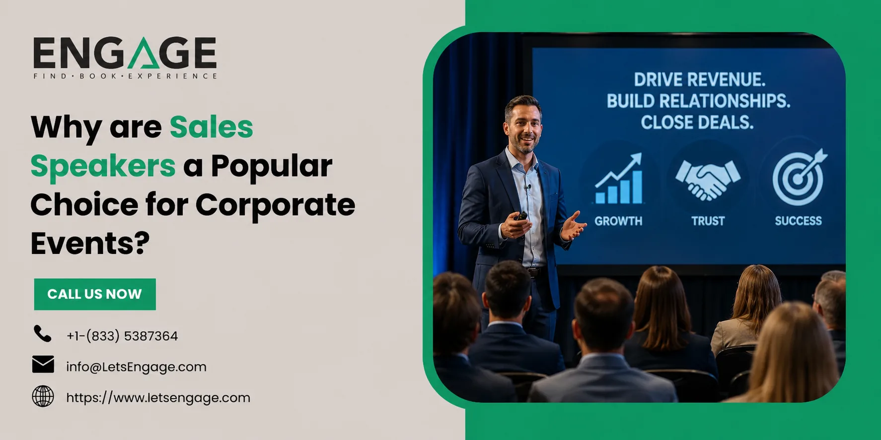 Why are Sales Speakers a Popular Choice for Corporate Events?